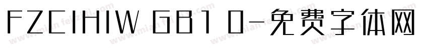 FZCIHIW GB1 0字体转换